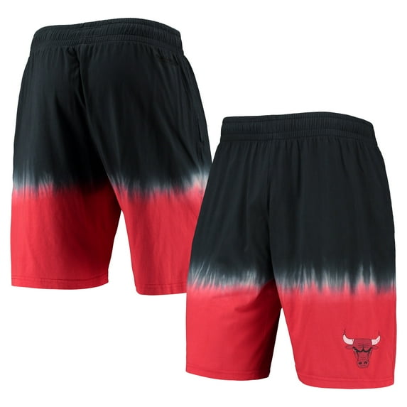 Men's Mitchell & Ness Black/Red Chicago Bulls Hardwood Classic Authentic Shorts