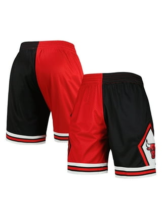 Men's Fanatics Branded Red Chicago Bulls Free Throw Mesh Shorts