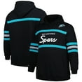 thumbnail image 1 of Men's Mitchell & Ness Black San Antonio Spurs Big & Tall Hardwood Classics Head Coach Pullover Hoodie, 1 of 3