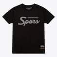 thumbnail image 1 of Men's Mitchell & Ness Black San Antonio Spurs Vintage Wordmark T-Shirt, 1 of 2