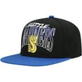 thumbnail image 1 of Men's Mitchell & Ness Black Seattle Mariners Rise Up Snapback Hat, 1 of 5