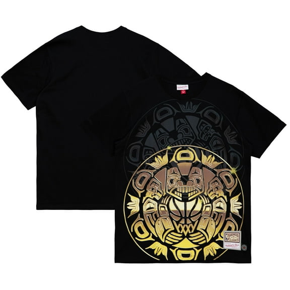 Men's Mitchell & Ness  Black Vancouver Grizzlies Big Face 4.0 T-Shirt