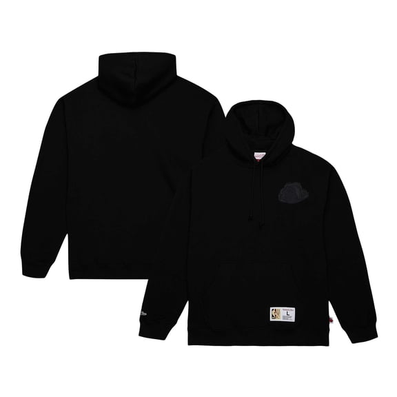 Men's Mitchell & Ness Black Vancouver Grizzlies Hardwood Classics Tonal Pullover Hoodie