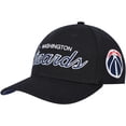 thumbnail image 1 of Men's Mitchell & Ness Black Washington Wizards MVP Team Script 2.0 Stretch Snapback Hat - OSFA, 1 of 4