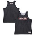 thumbnail image 1 of Men's Mitchell & Ness Black/White Portland Trail Blazers Hardwood Classics Reversible Mesh Practice Jersey, 1 of 5