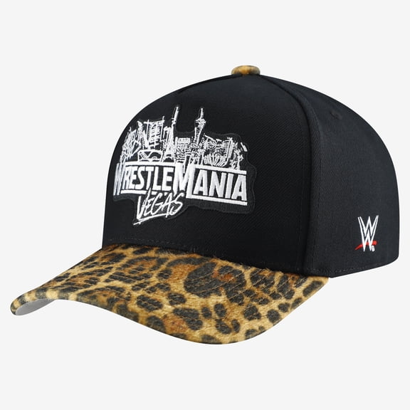 Men's Mitchell & Ness Black WrestleMania 42 Pro Pinch Snapback Hat