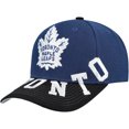 thumbnail image 1 of Men's Mitchell & Ness Blue/Black Toronto Maple Leafs Underarch Two-Tone Pro Crown Snapback Hat, 1 of 4