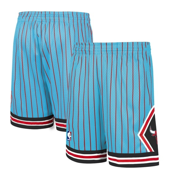 Men's Mitchell & Ness Blue Chicago Bulls Hardwood Classic Reload Swingman Shorts