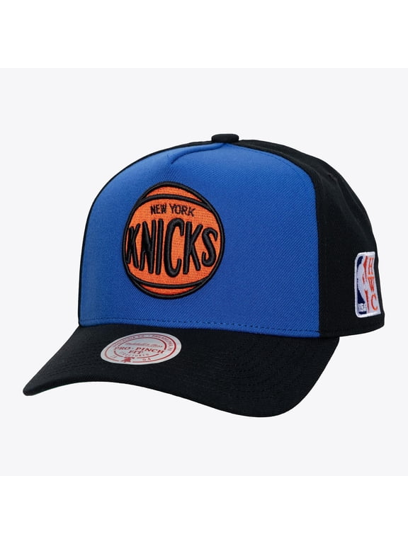 Men's Mitchell & Ness Blue New York Knicks Legendary Home Pro Pinch Snapback Hat
