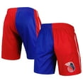 thumbnail image 1 of Men's Mitchell & Ness Blue/Red Detroit Pistons Hardwood Classics 2003 Split Swingman Shorts, 1 of 3
