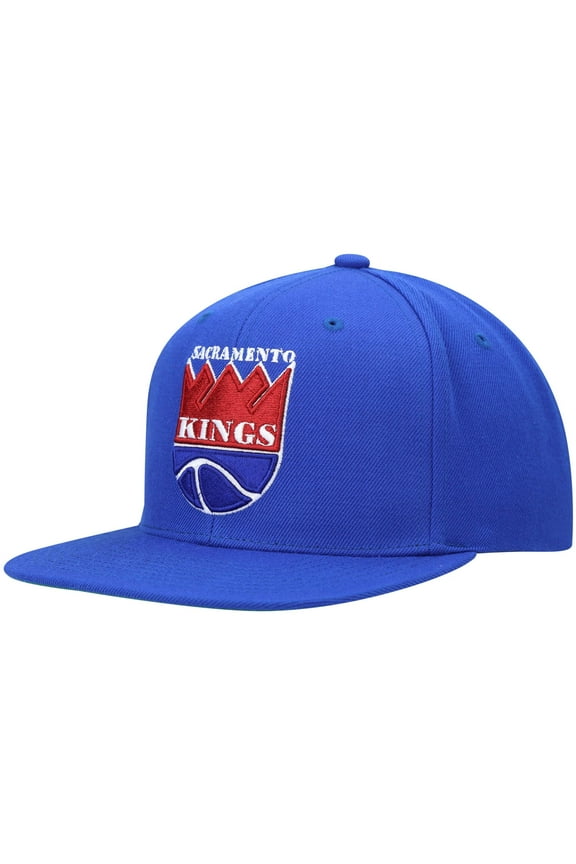 Men's Mitchell & Ness Blue Sacramento Kings Hardwood Classics Team Ground 2.0 Snapback Hat