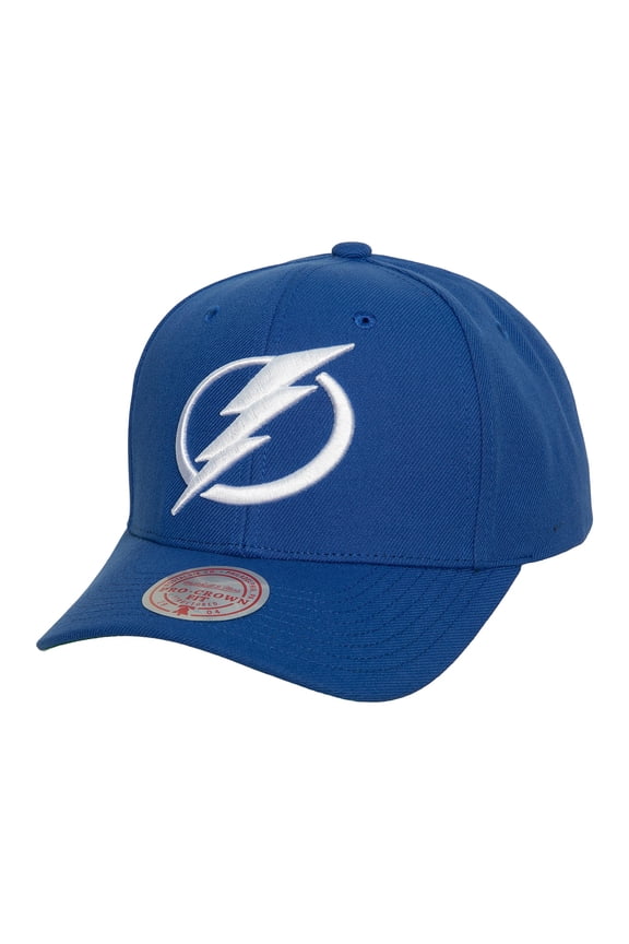 Men's Mitchell & Ness Blue Tampa Bay Lightning Core Team Ground Pro Adjustable Hat