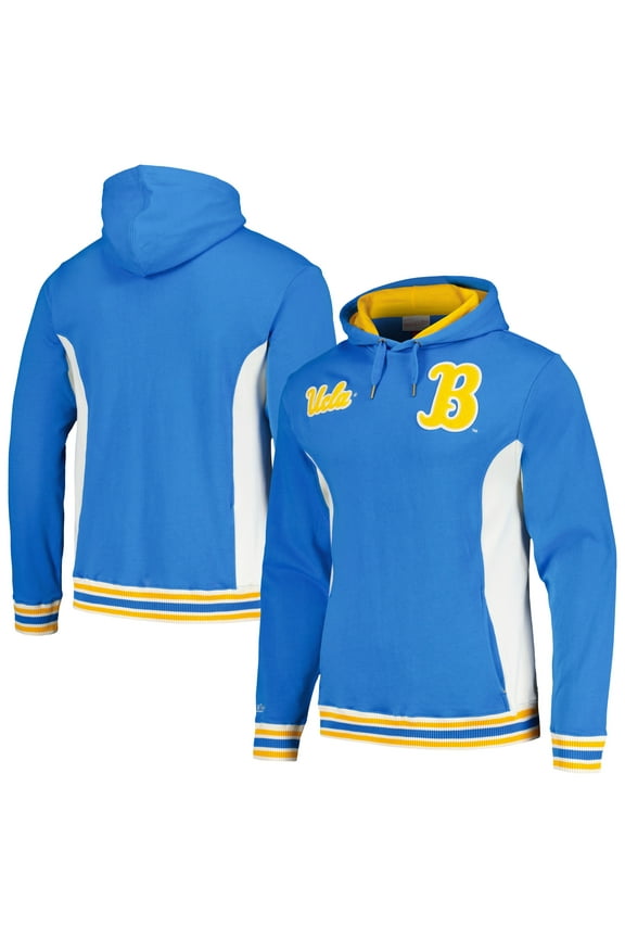 Men's Mitchell & Ness Blue UCLA Bruins Team Legacy French Terry Pullover Hoodie