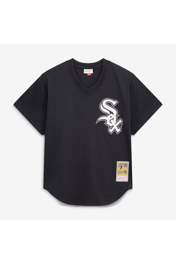 Men's Mitchell & Ness Bo Jackson Black Chicago White Sox Authentic Batting Practice Jersey