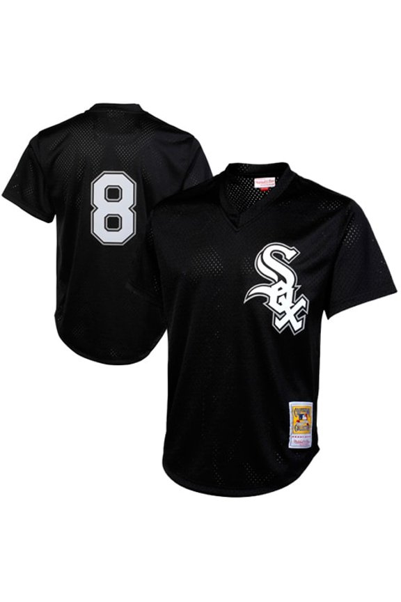 Men's Mitchell & Ness Bo Jackson Black Chicago White Sox Authentic Batting Practice Jersey