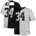 thumbnail image 1 of Men's Mitchell & Ness Bo Jackson Black/Silver Las Vegas Raiders Big & Tall Split Legacy Retired Player Replica Jersey, 1 of 4