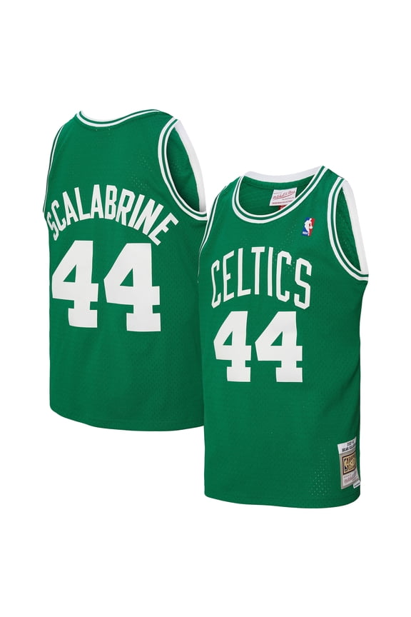 Men's Mitchell & Ness Brian Scalabrine Kelly Green Boston Celtics 2007/08 Hardwood Classics Swingman Jersey