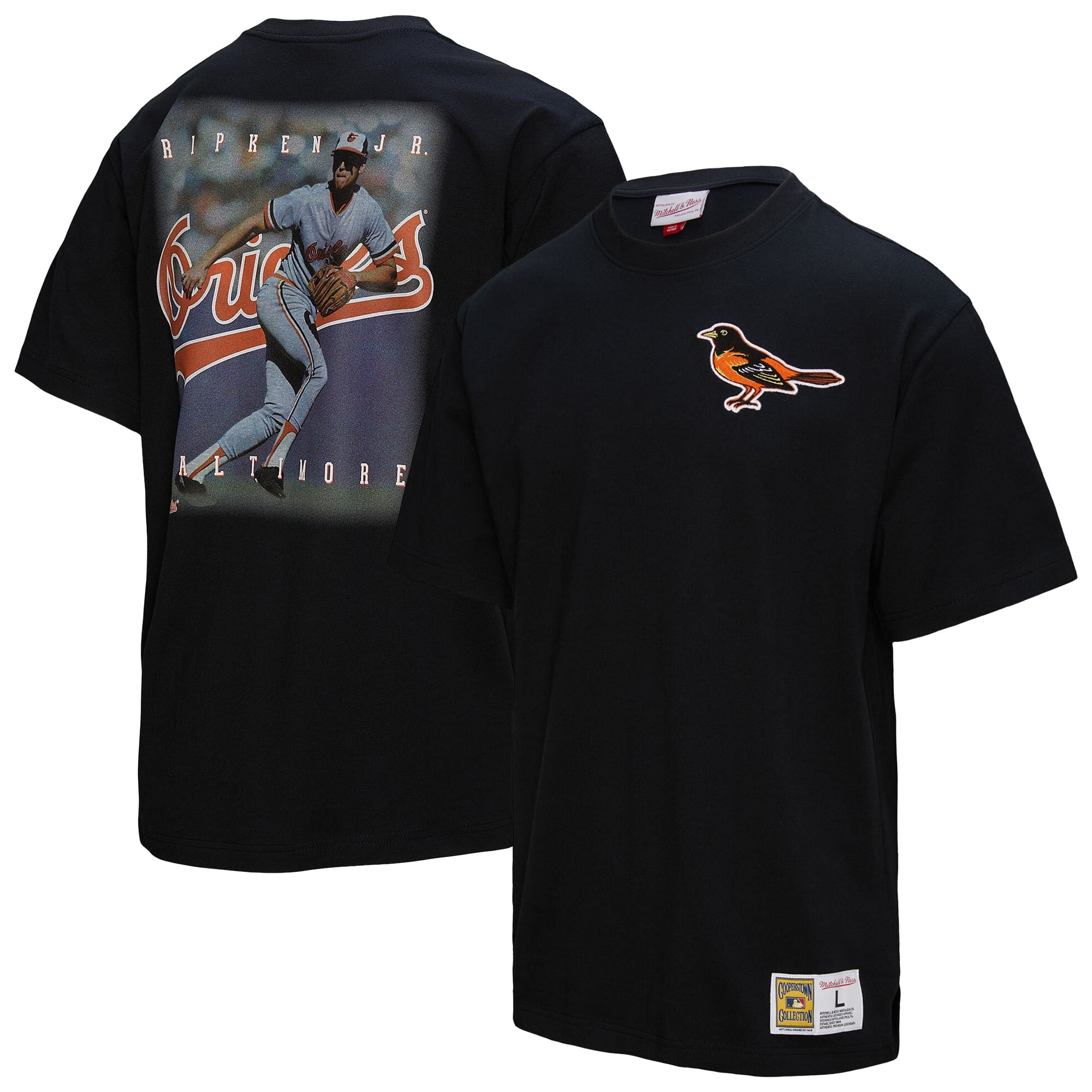 Men's Mitchell & Ness Cal Ripken Jr. Black Baltimore Orioles Legends ...
