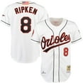 thumbnail image 1 of Men's Mitchell & Ness Cal Ripken White Baltimore Orioles Home Authentic Jersey, 1 of 6