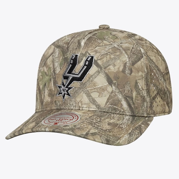 Men's Mitchell & Ness Camo San Antonio Spurs Pro Pinch Adjustable Hat
