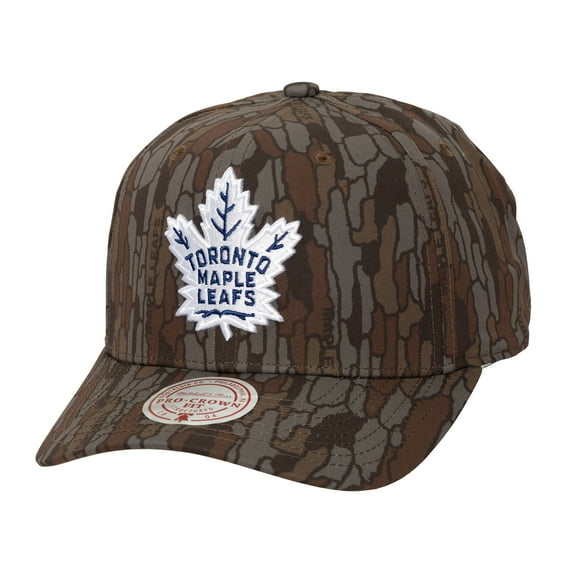 Men's Mitchell & Ness Camo Toronto Maple Leafs Hidden Camo Pro Crown Adjustable Hat