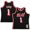 thumbnail image 1 of Men's Mitchell & Ness Chris Bosh Black Miami Heat 2013/14 Hardwood Classics Swingman Jersey, 1 of 3