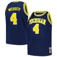 thumbnail image 1 of Men's Mitchell & Ness Chris Webber Navy Michigan Wolverines 1991/92 Big & Tall Swingman Jersey, 1 of 3
