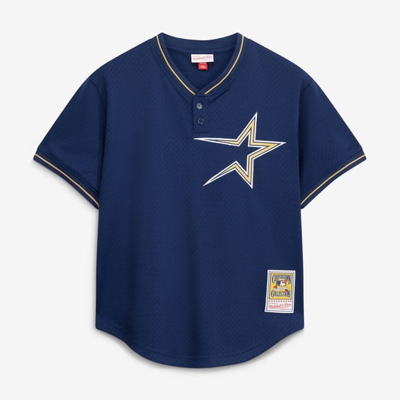 Men's Mitchell & Ness Craig Biggio Navy Houston Astros Authentic Batting Practice Jersey