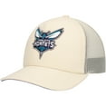 thumbnail image 1 of Men's Mitchell & Ness Cream Charlotte Hornets Trucker Adjustable Hat, 1 of 4