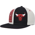 thumbnail image 1 of Men's Mitchell & Ness Cream Chicago Bulls Hardwood Classics Pop Snapback Hat, 1 of 5