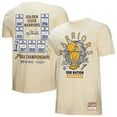 thumbnail image 1 of Men's Mitchell & Ness Cream Golden State Warriors Hardwood Classics Champions Vintage T-Shirt, 1 of 3