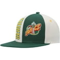 thumbnail image 1 of Men's Mitchell & Ness Cream/Green Seattle SuperSonics Hardwood Classics Pop Snapback Hat, 1 of 5