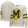 thumbnail image 1 of Men's Mitchell & Ness Cream Michigan Wolverines Retro Pullover Sweater, 1 of 7