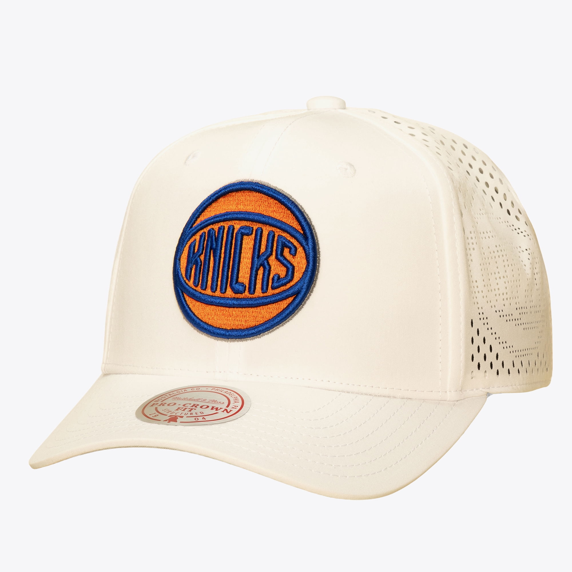 Men's Mitchell & Ness Cream New York Knicks Perfect Lightweight