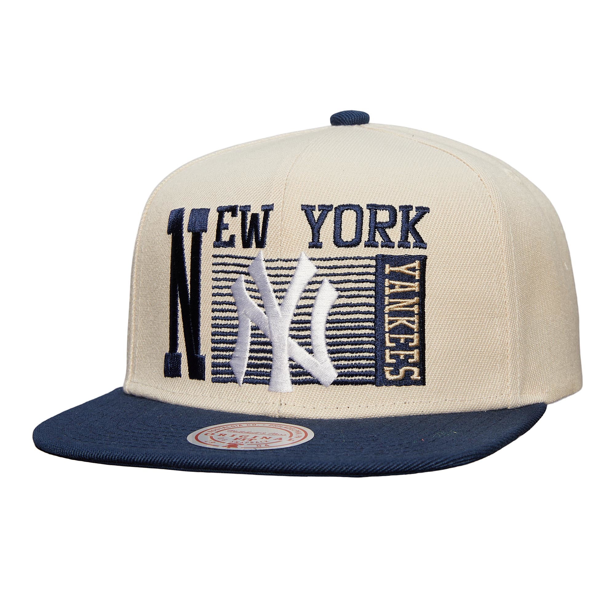 Men's Mitchell & Ness Cream New York Yankees Cooperstown