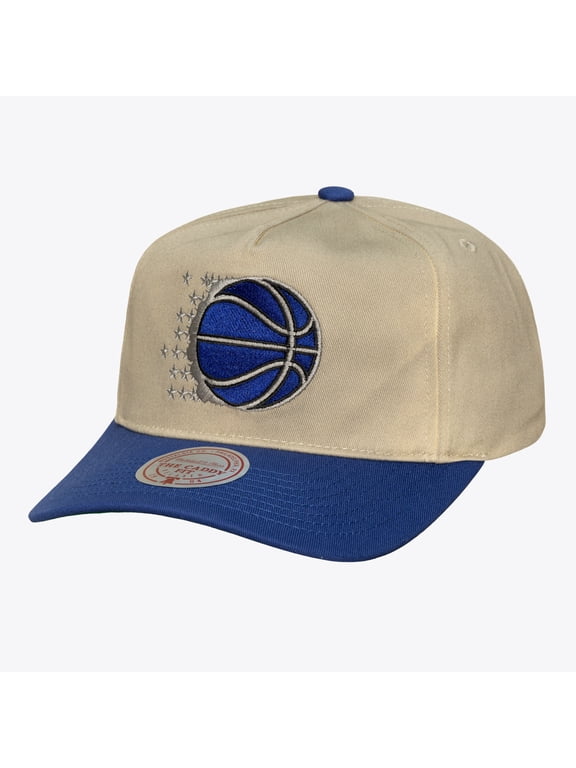 Men's Mitchell & Ness Cream Orlando Magic Hardwood Classics Retro Roots Snapback Hat