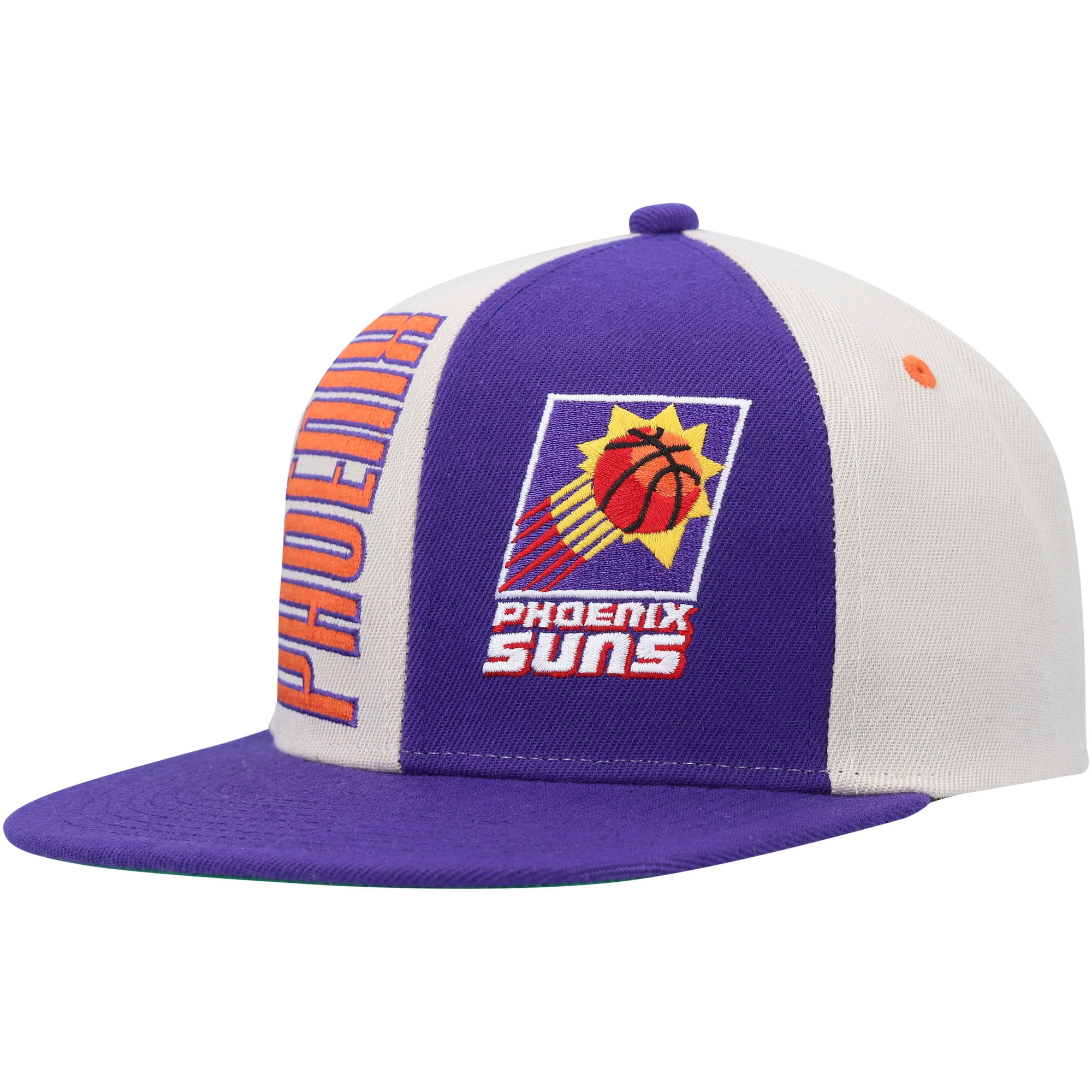 Men's Mitchell Ness Cream/Purple Phoenix Suns Hardwood Classics