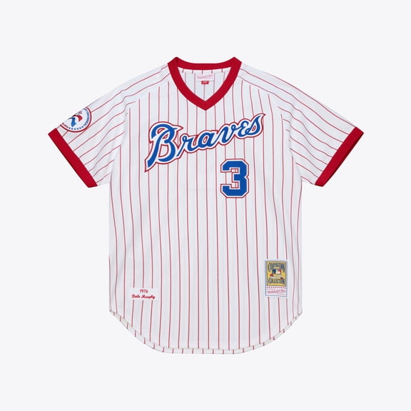 Men's Mitchell & Ness Dale Murphy White Atlanta Braves 1976 Authentic Jersey