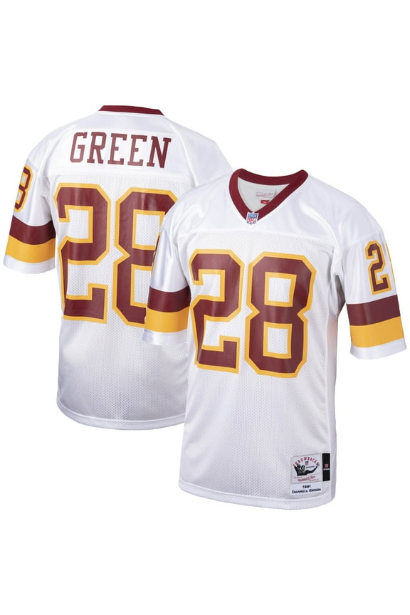 Men's Mitchell & Ness Darrell Green White Washington Football Team 1991 Authentic Throwback Retired Player Jersey