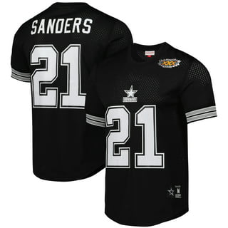 Unsigned Deion Sanders Jersey #21 Dallas Custom Stitched Blue Football New  No Brands/Logos Sizes S-3XL 