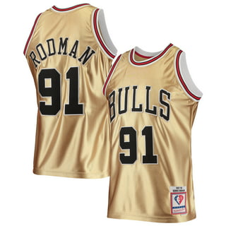  Mitchell & Ness NBA Chicago Bulls Dennis Rodman 1995 Swingman  Reload Jersey : Sports & Outdoors