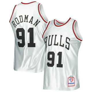 Mitchell & Ness Men's Reload Swingman Dennis Rodman Chicago 1995-96 Bulls Jersey Blue XL
