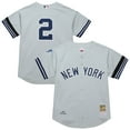 thumbnail image 1 of Men's Mitchell & Ness Derek Jeter Gray New York Yankees Cooperstown Collection 2000 World Series Authentic Jersey, 1 of 7