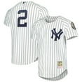 thumbnail image 1 of Men's Mitchell & Ness Derek Jeter White New York Yankees Cooperstown Collection Authentic Jersey, 1 of 3
