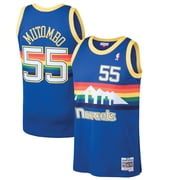 Mens Mitchell & Ness Dikembe Mutombo Blue Denver Nuggets 1991/92 Hardwood Classics Swingman Jersey