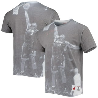 Men's Houston Rockets Mitchell & Ness Heathered Navy Hardwood Classics  Throwback Logo Tri-Blend T-Shirt