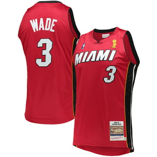 Youth S (8) Nike Dwyane Wade #3 Miami Heat Icon Edition Swingman Jersey