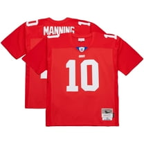Men's Mitchell & Ness Eli Manning Red New York Giants 2004 Team Legacy Retired Player Big & Tall Jersey