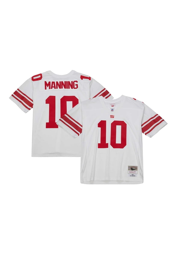 Men's Mitchell & Ness Eli Manning White New York Giants Legacy Replica Jersey