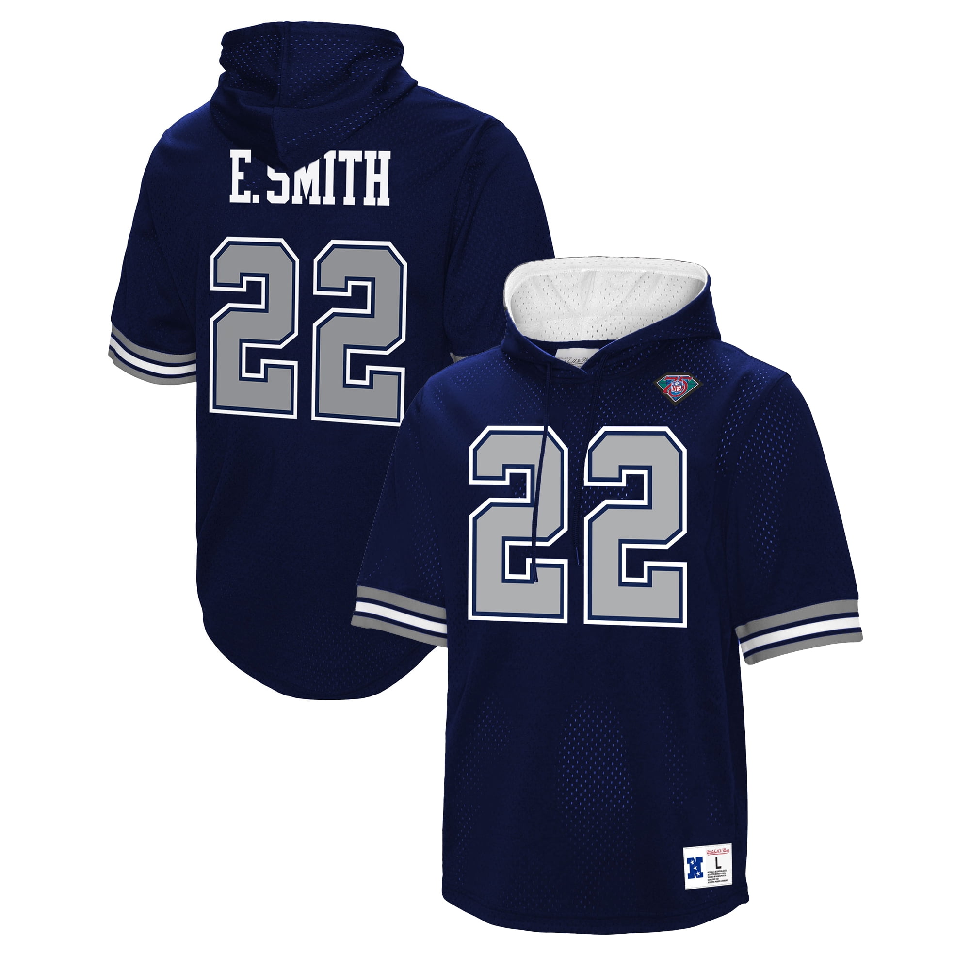 Men's Mitchell & Ness Emmitt Smith Navy Dallas Cowboys Retired Player ...